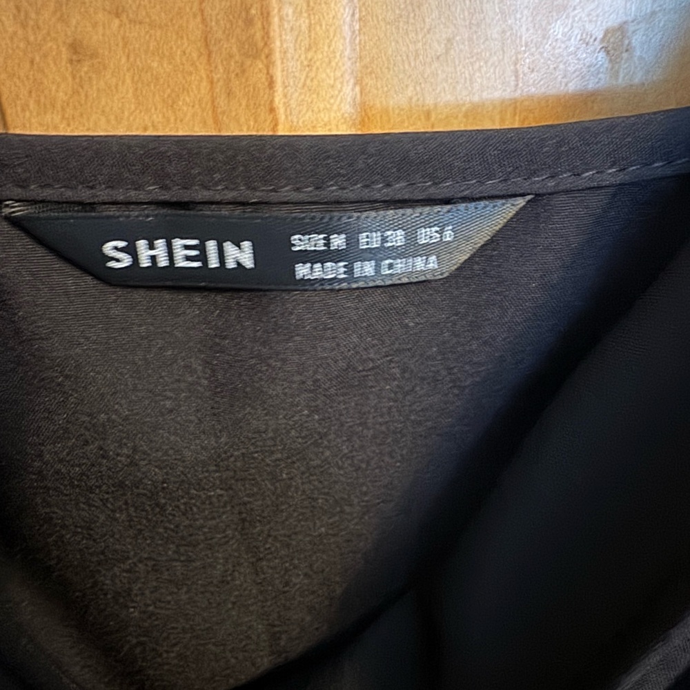 SHEIN Classic Black Romper - Picture 2 of 7